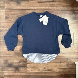 Zara Navy Blue Sweater